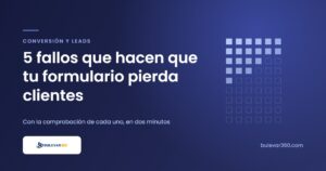 Cuando un formulario de contacto no envía correo: retícula de cuadros que se vacía con los contactos que se pierden