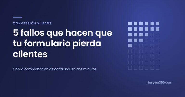 Cuando un formulario de contacto no envía correo: retícula de cuadros que se vacía con los contactos que se pierden