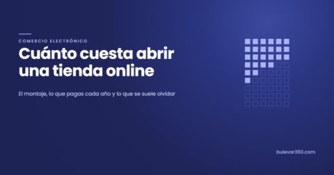 Cuánto cuesta abrir una tienda online: montaje y costes de cada año. Portada del artículo